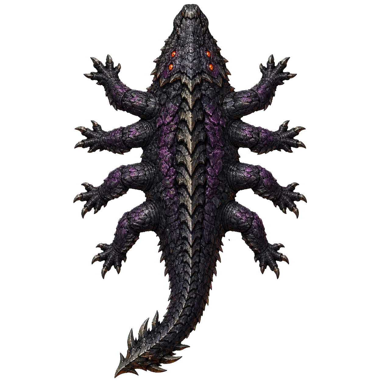 Abyssal Greater Basilisk top-down encounter token