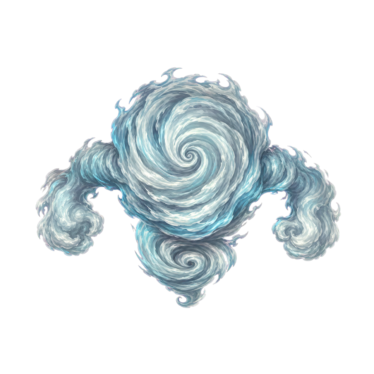 Air Elemental top-down encounter token