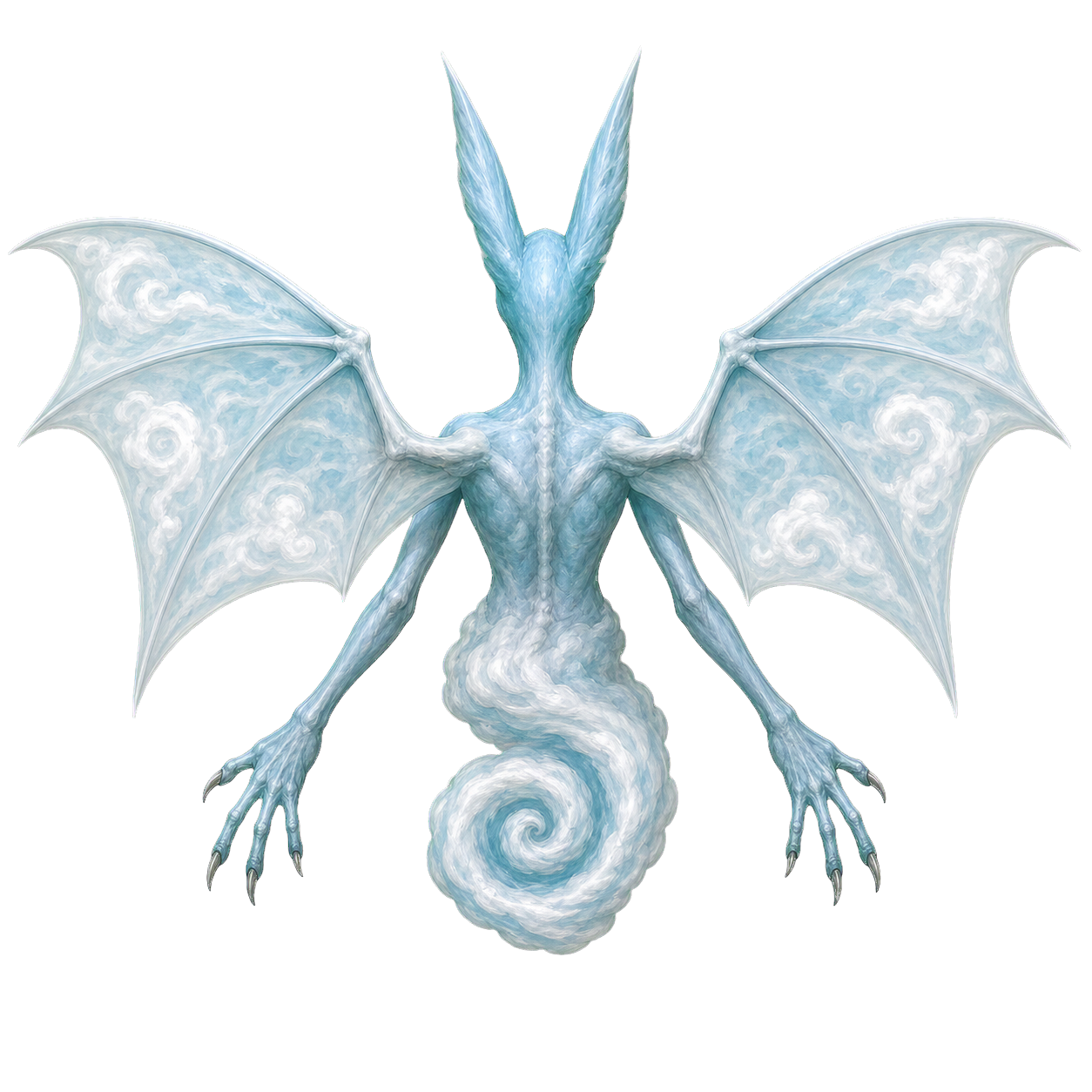 Air Mephit top-down encounter token