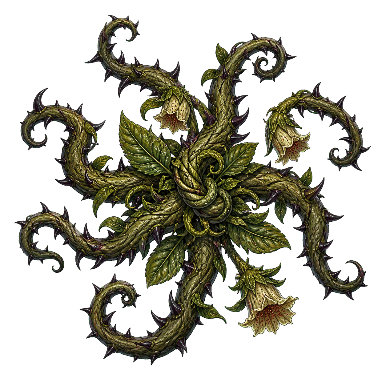 Assassin Vine top-down encounter token