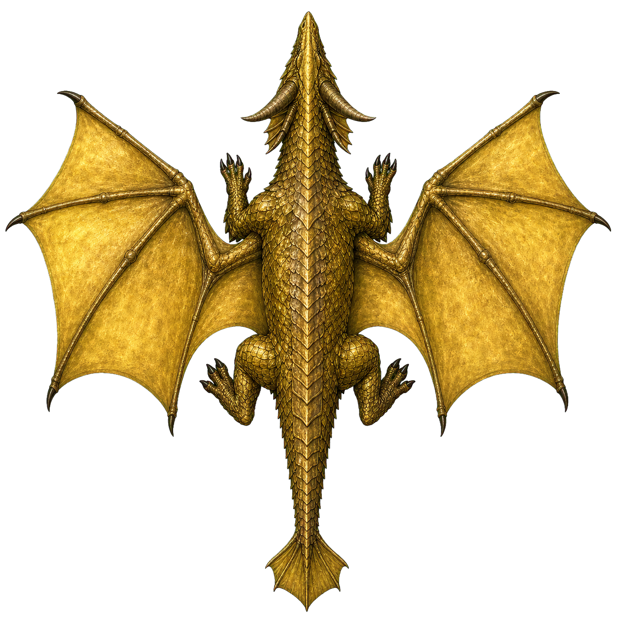 Brass Dragon top-down encounter token