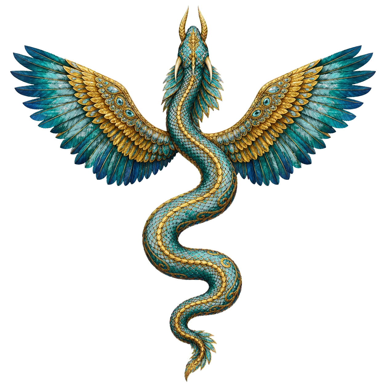Couatl top-down encounter token