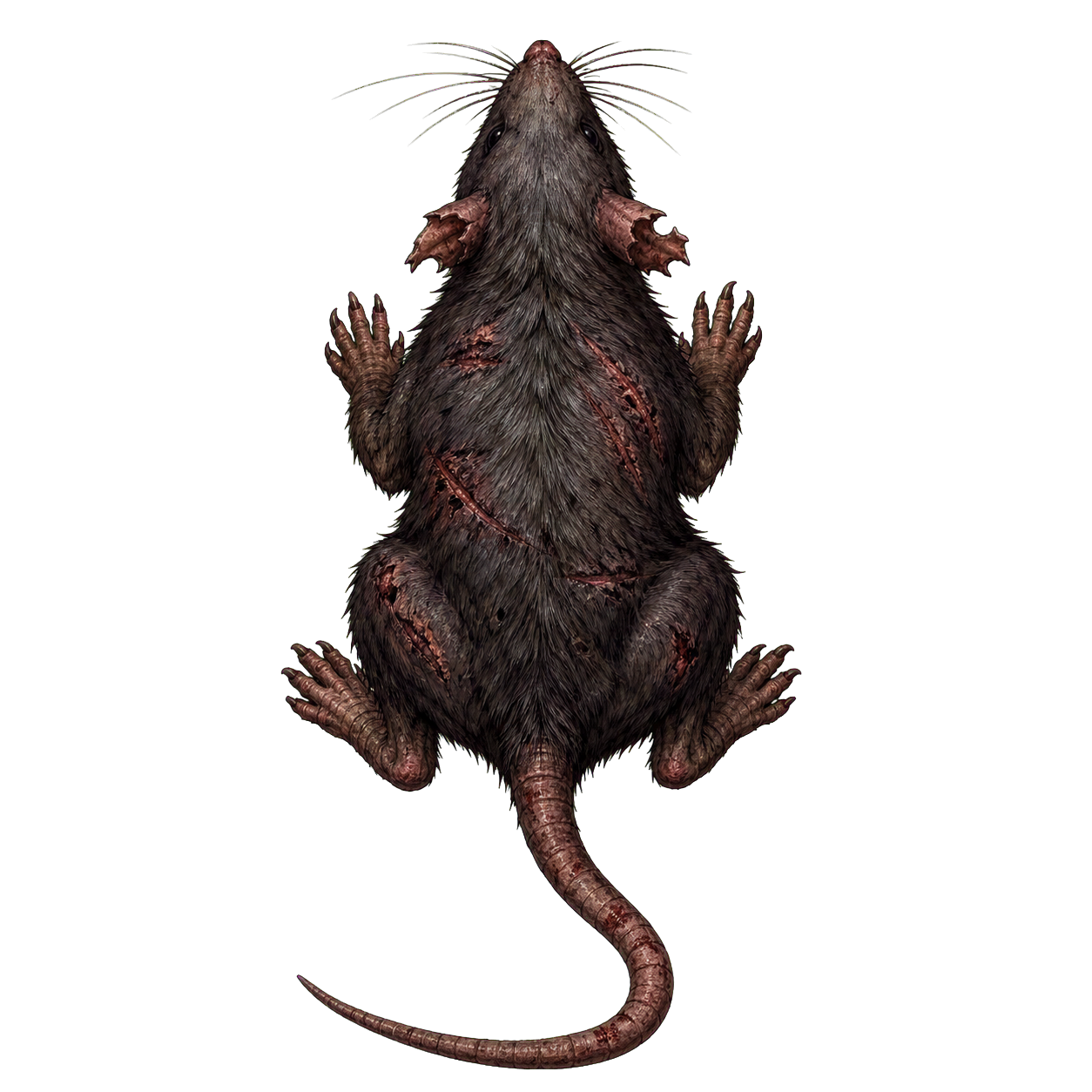 Dire Rat top-down encounter token