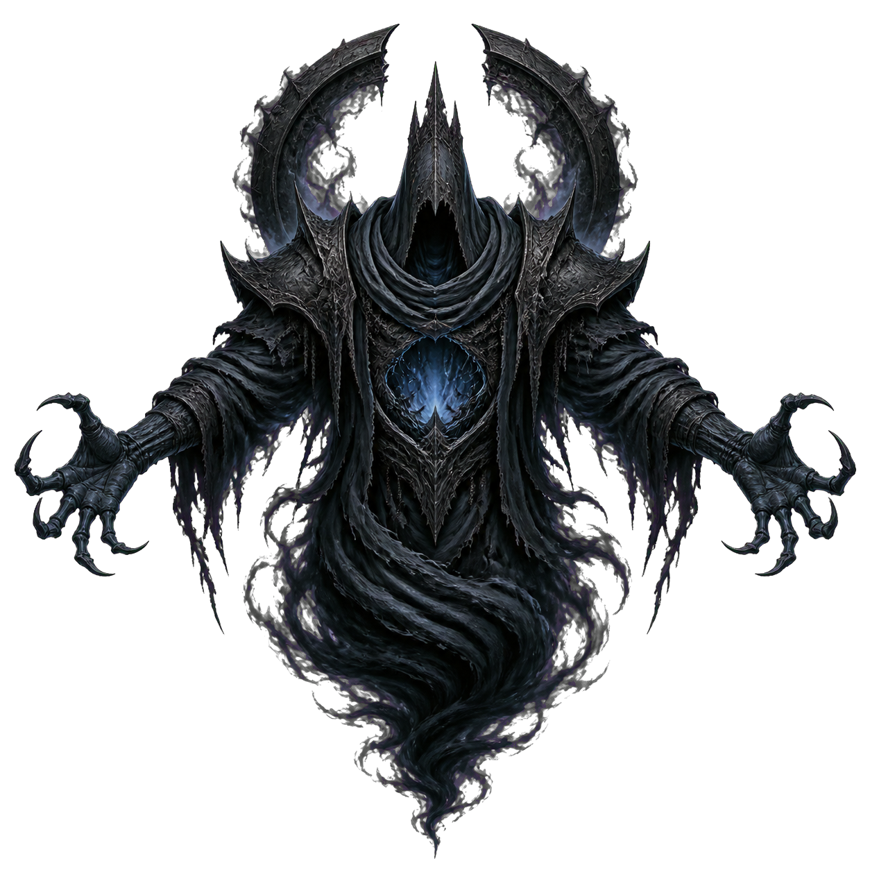 Dread Wraith top-down encounter token