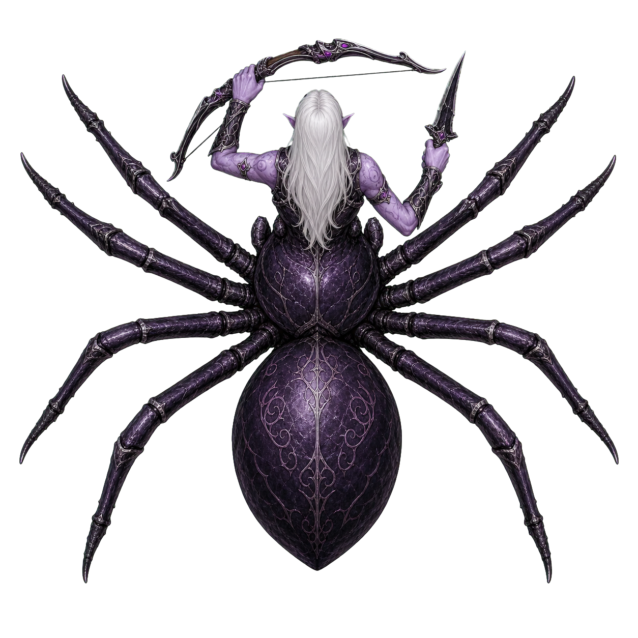 Drider top-down encounter token