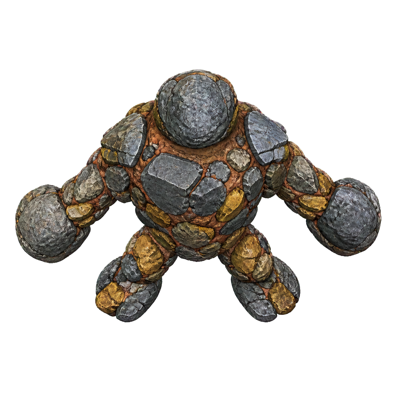 Earth Elemental top-down encounter token