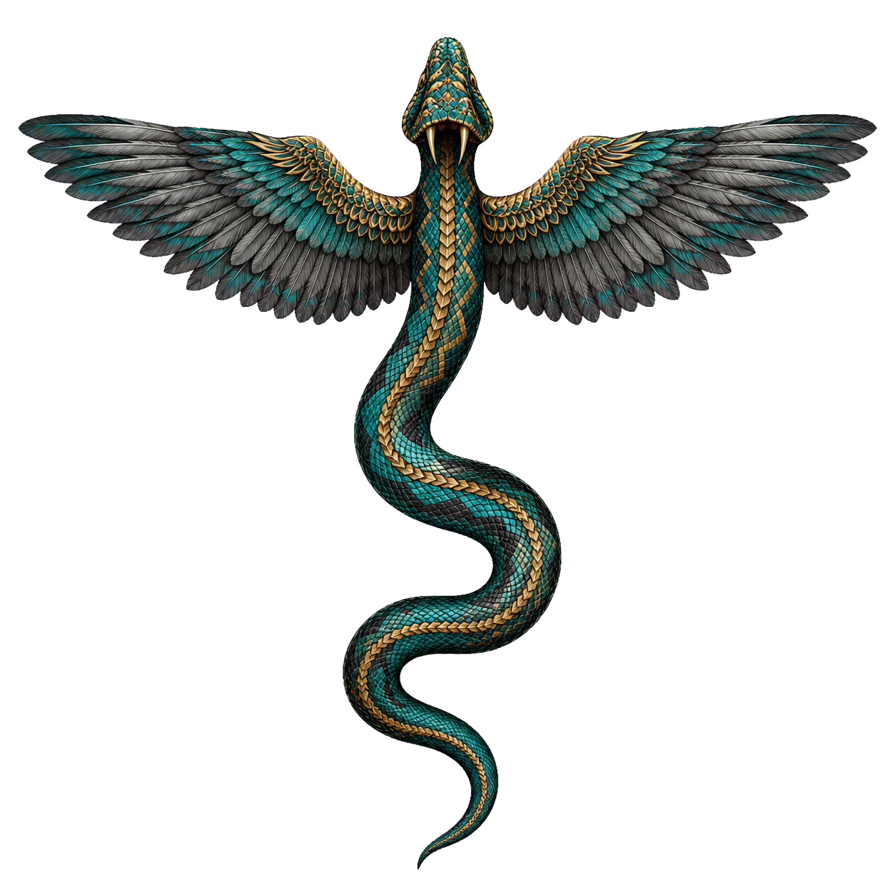 Flying Snake top-down encounter token