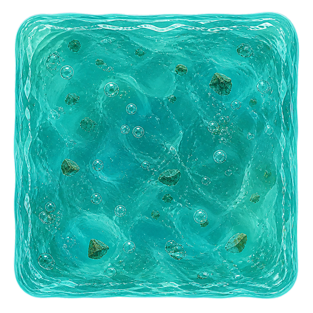 Gelatinous Cube top-down encounter token