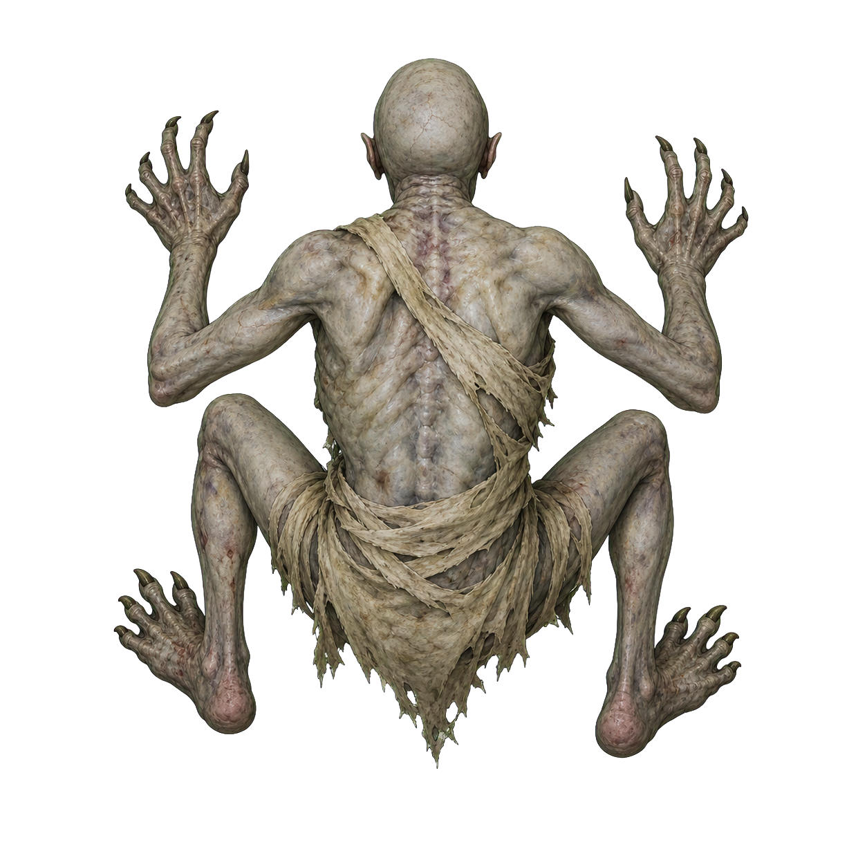 Ghoul top-down encounter token
