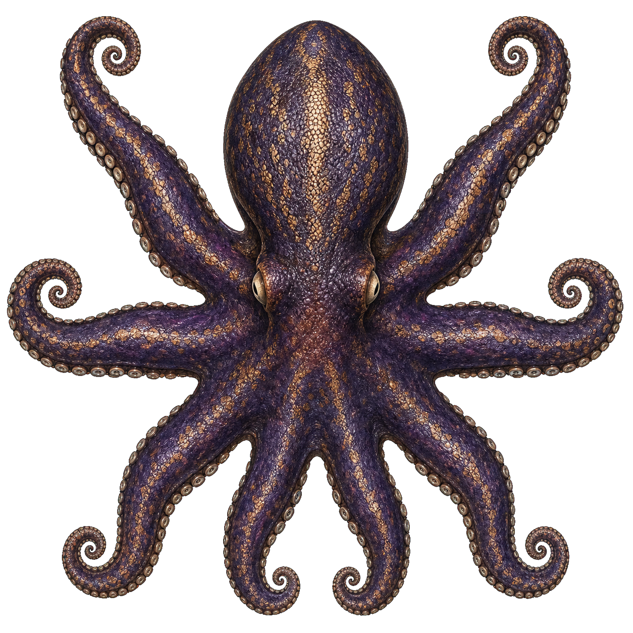 Giant Octopus top-down encounter token