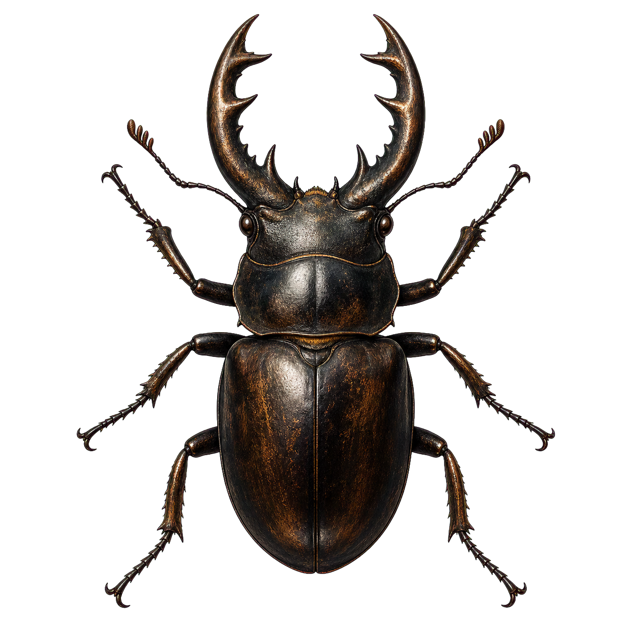 Giant Stag Beetle top-down encounter token