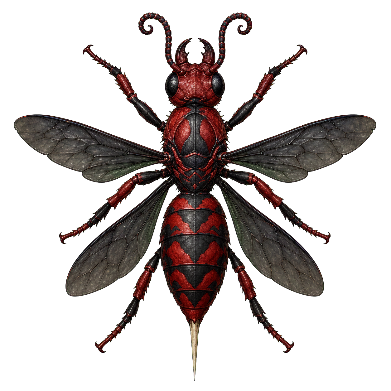 Giant Wasp top-down encounter token
