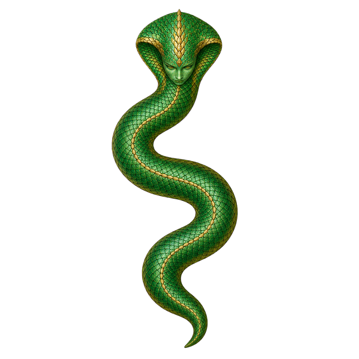 Guardian Naga top-down encounter token