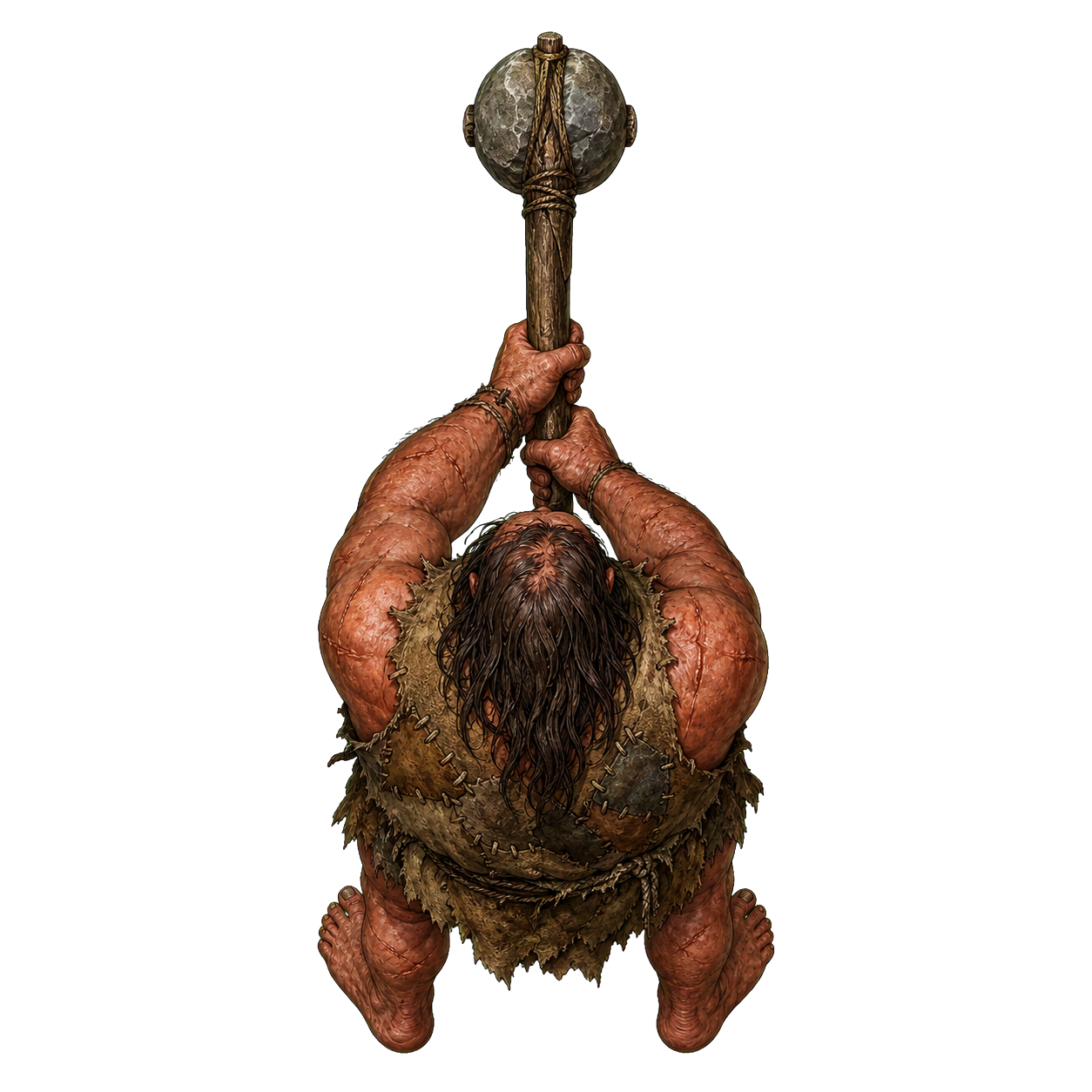 Hill Giant top-down encounter token