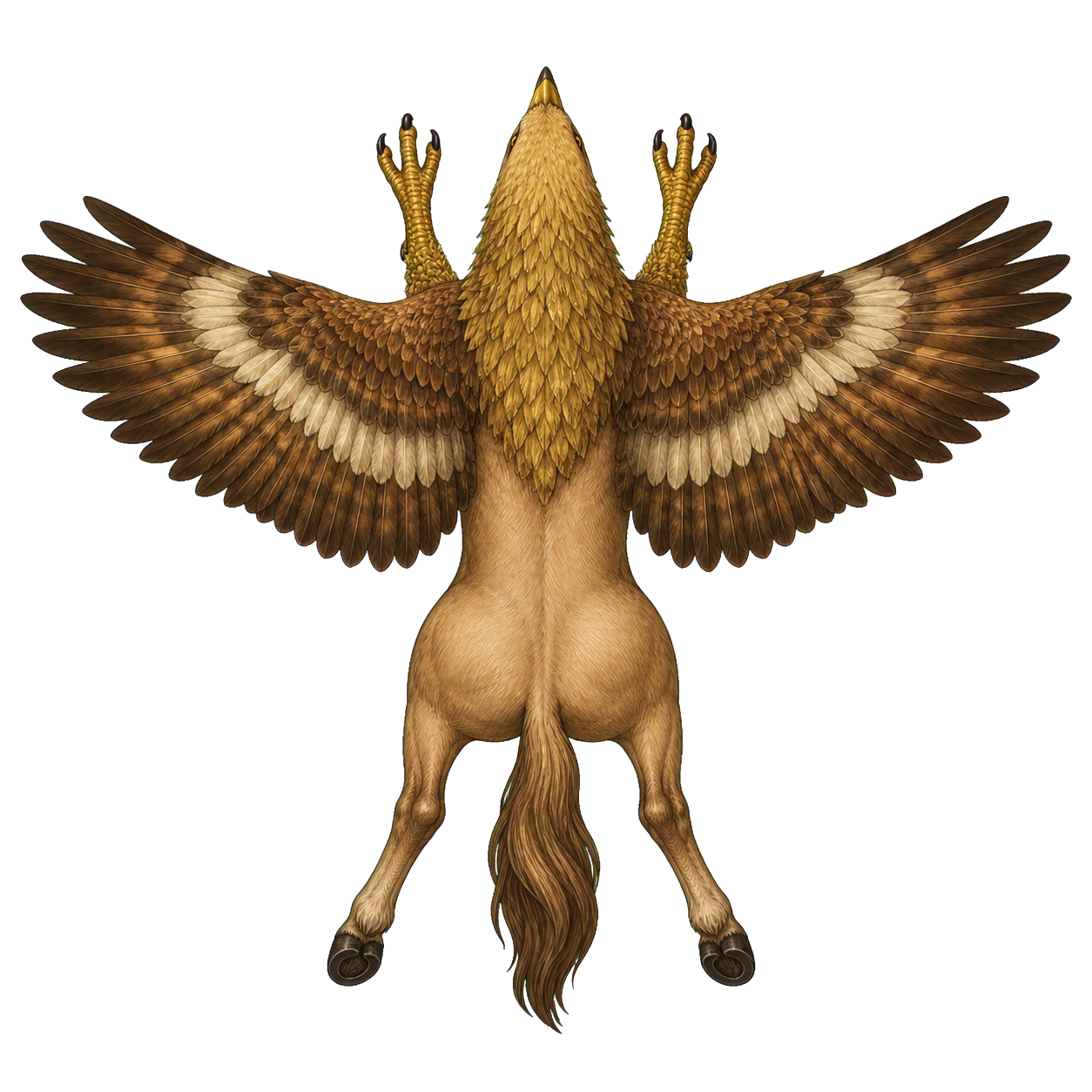 Hippogriff top-down encounter token