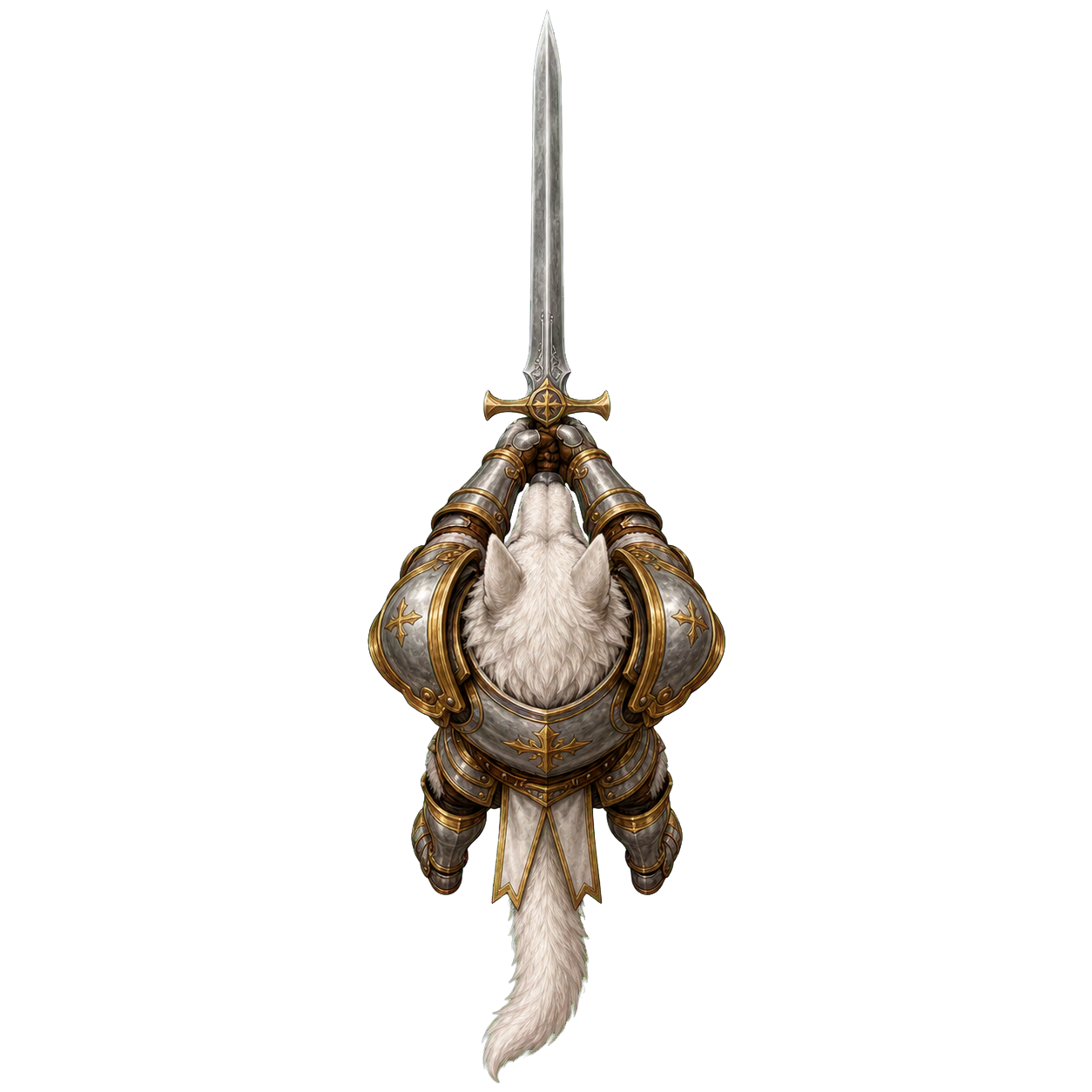 Hound Archon top-down encounter token