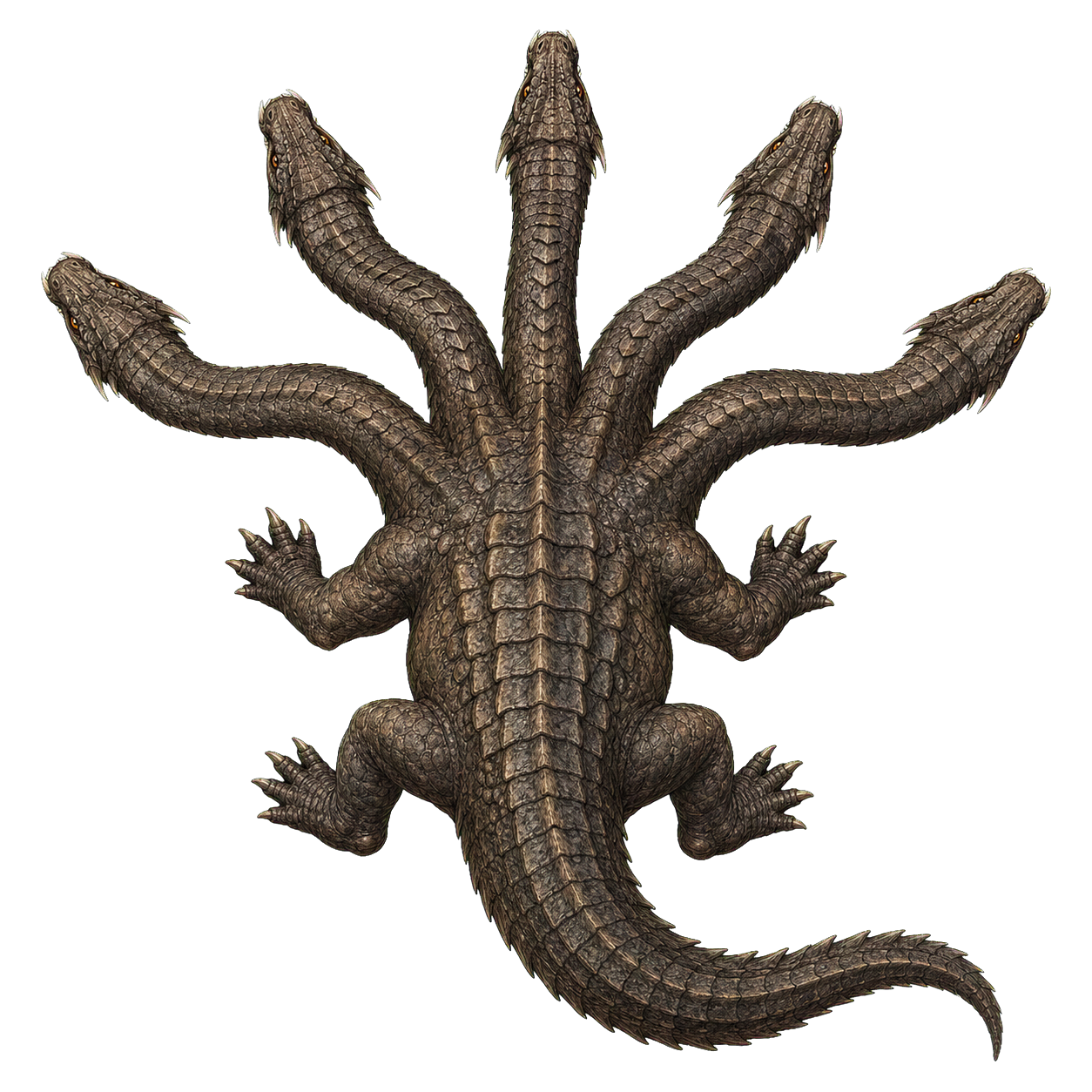 Hydra top-down encounter token
