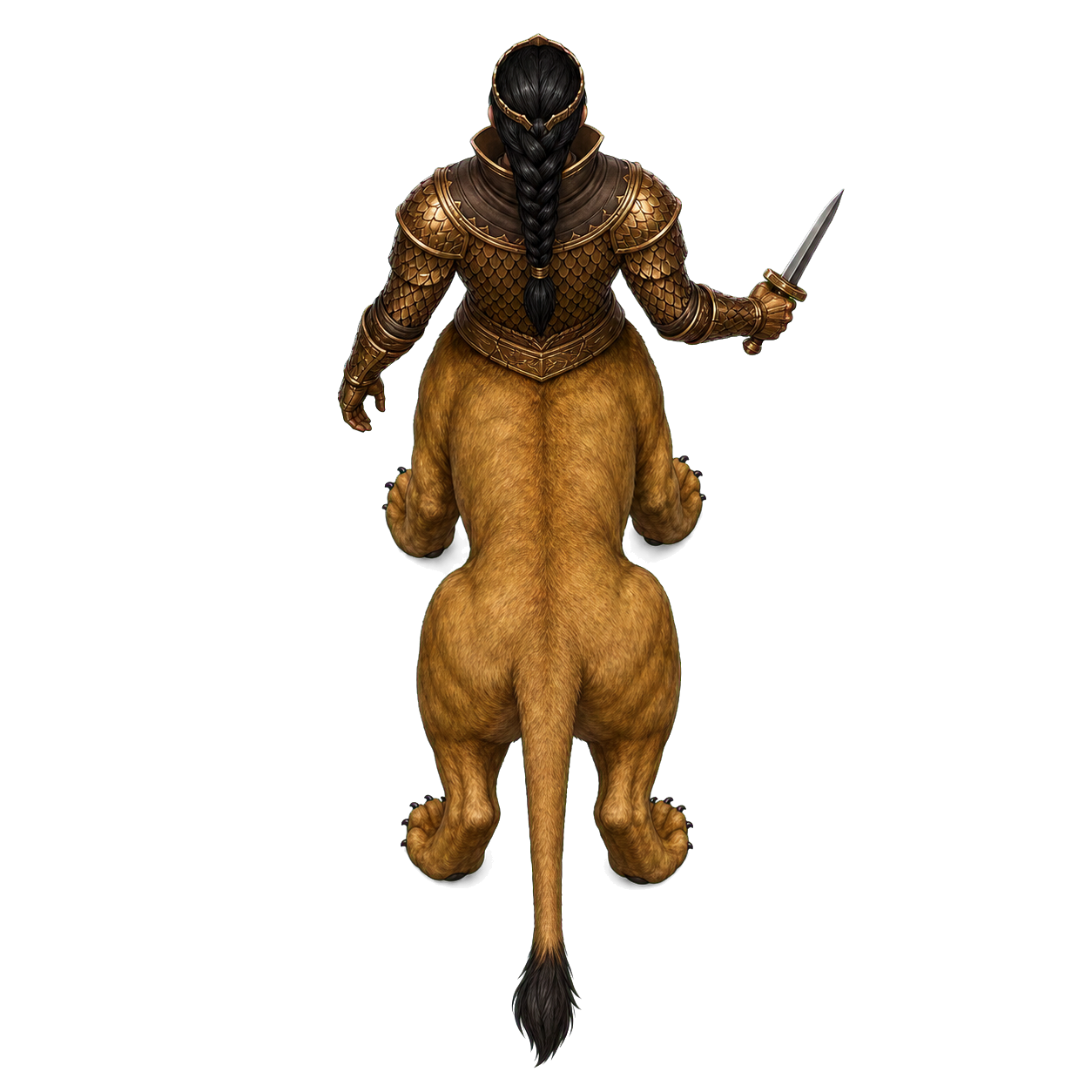 Lamia top-down encounter token