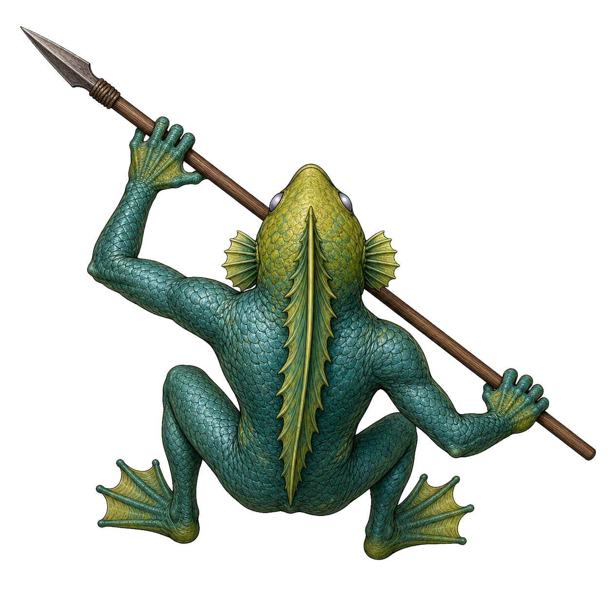 Locathah top-down encounter token