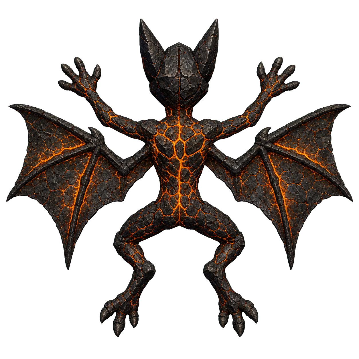Magma Mephit top-down encounter token