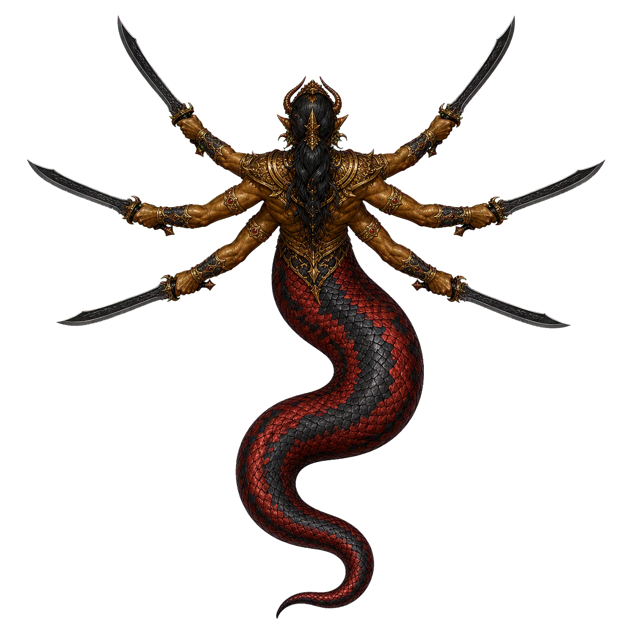 Marilith top-down encounter token