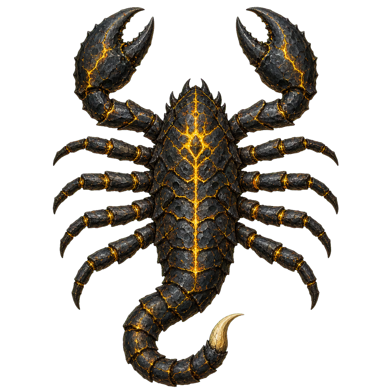 Monstrous Scorpion (Colossal) top-down encounter token