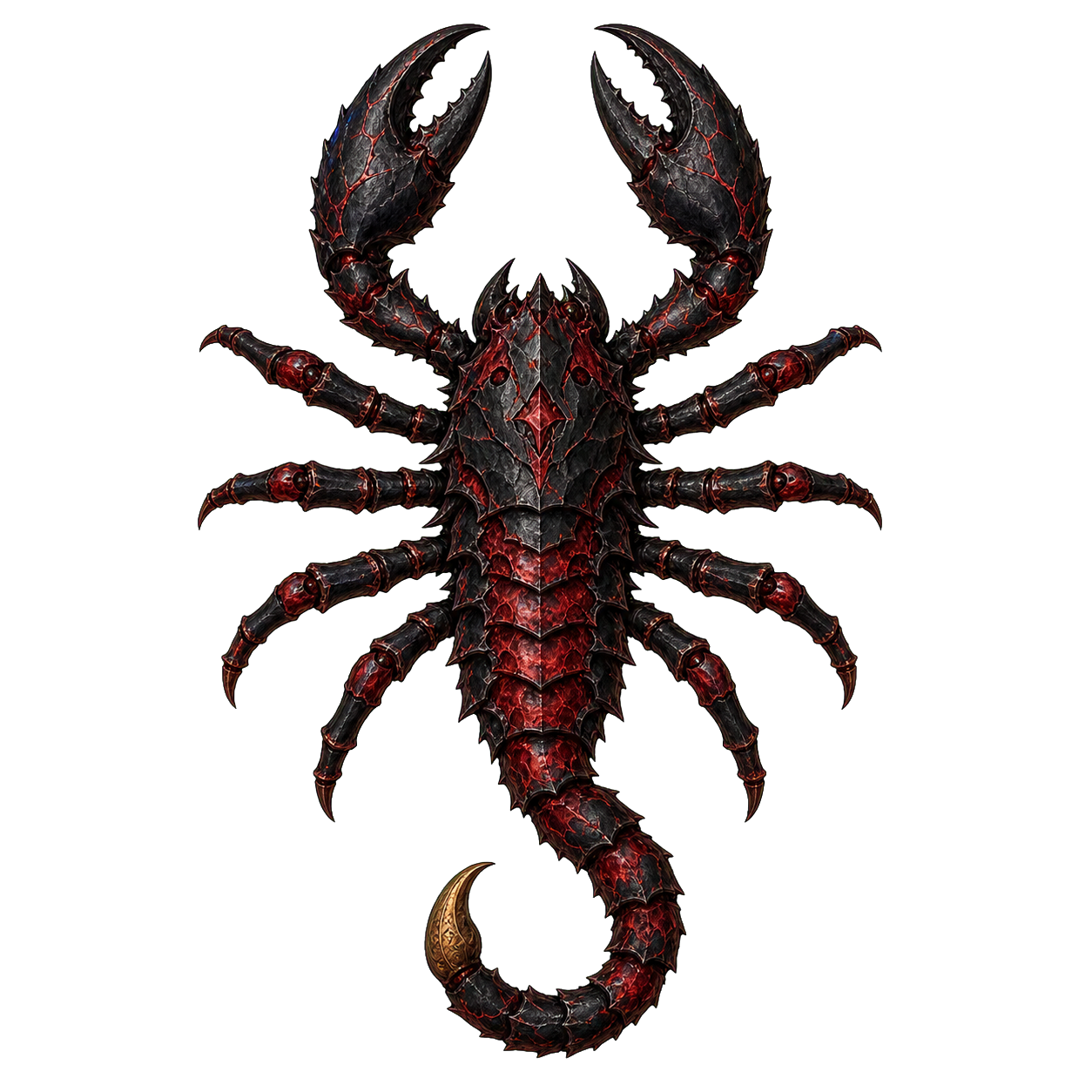 Monstrous Scorpion (Gargantuan) top-down encounter token