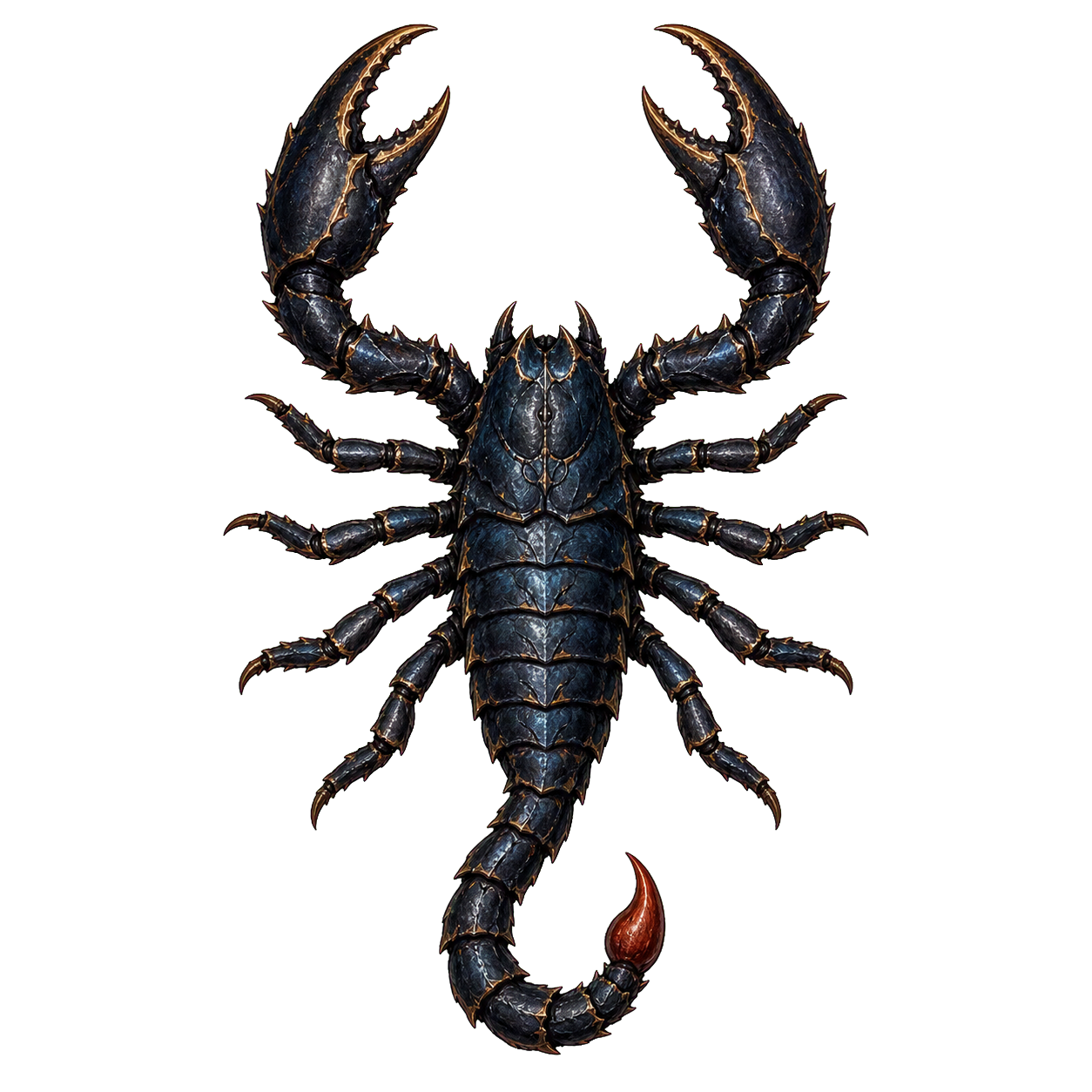 Monstrous Scorpion (Large) top-down encounter token