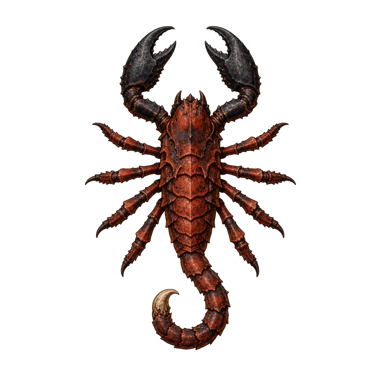 Monstrous Scorpion (Medium) top-down encounter token