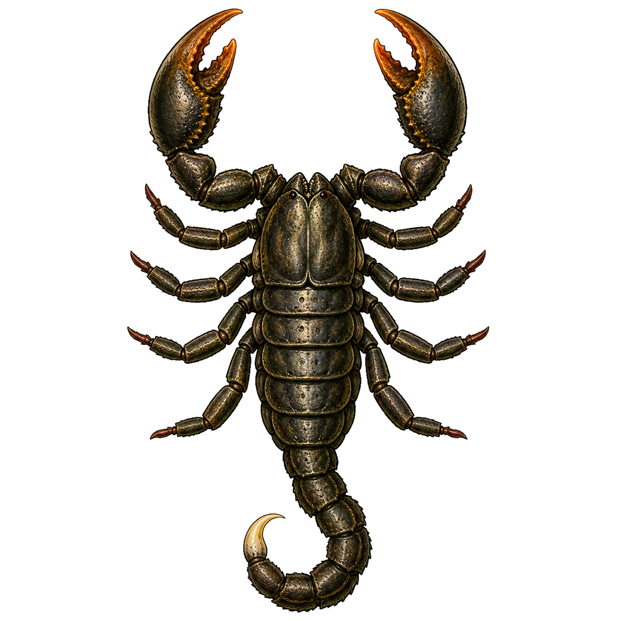 Monstrous Scorpion (Small) top-down encounter token