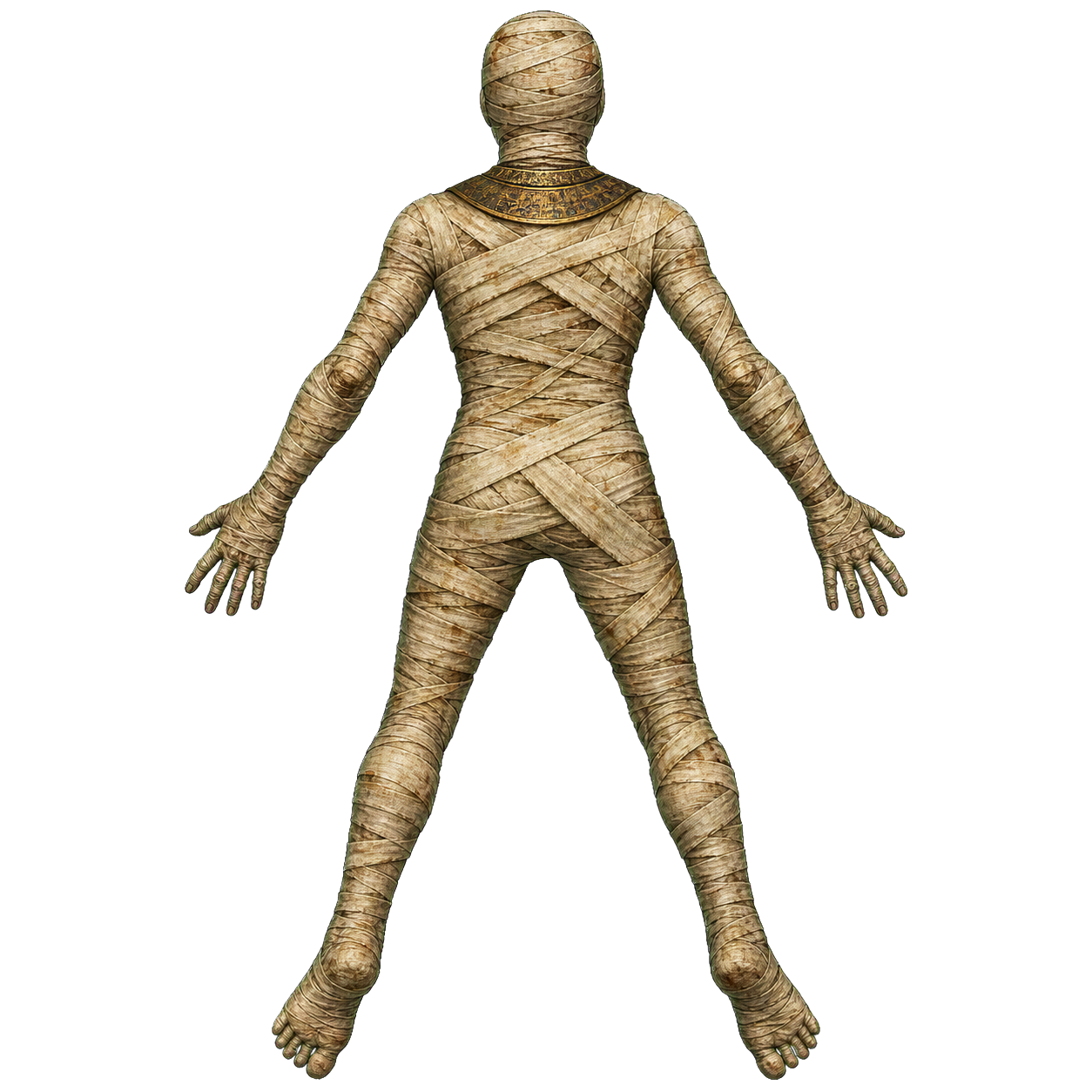 Mummy top-down encounter token