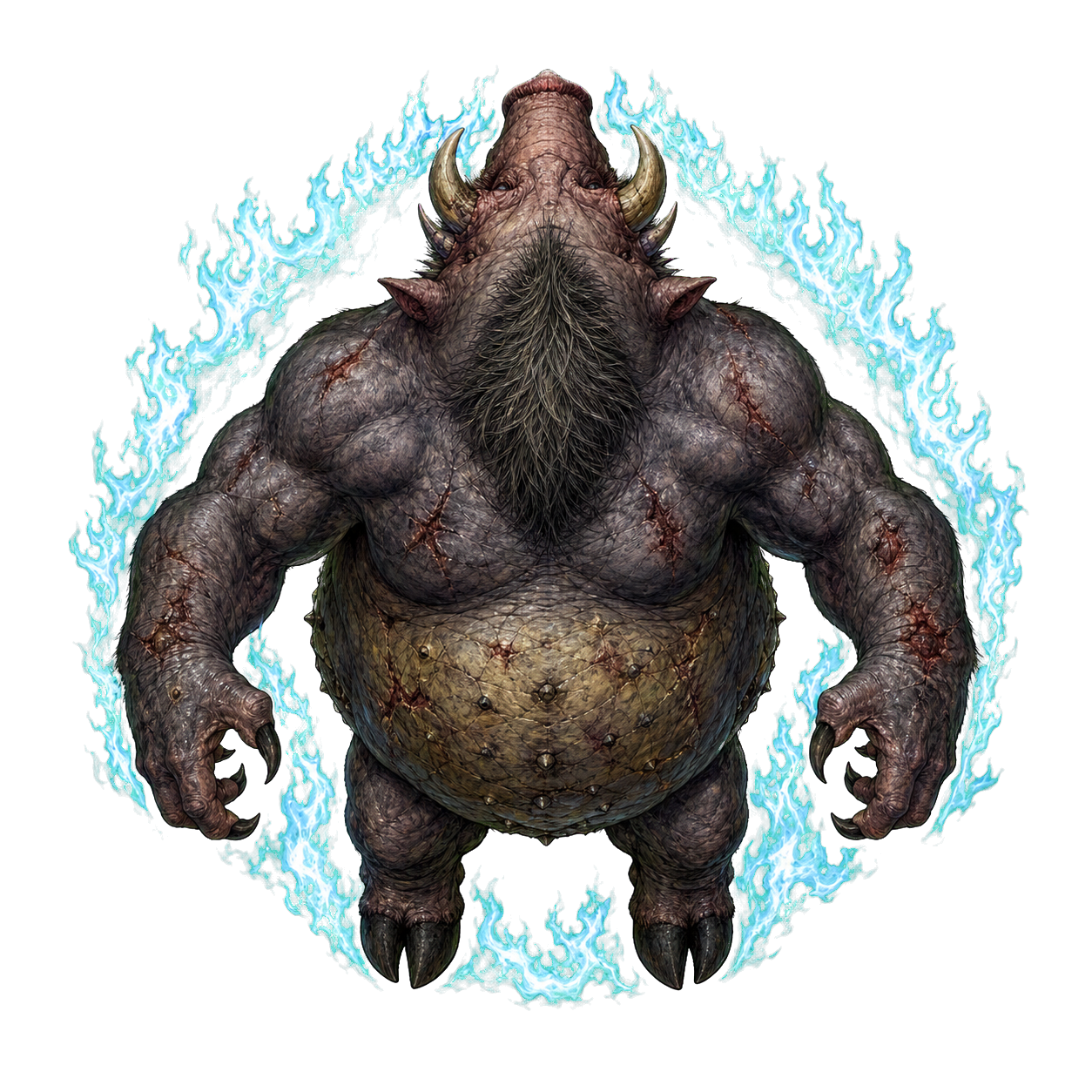 Nalfeshnee top-down encounter token