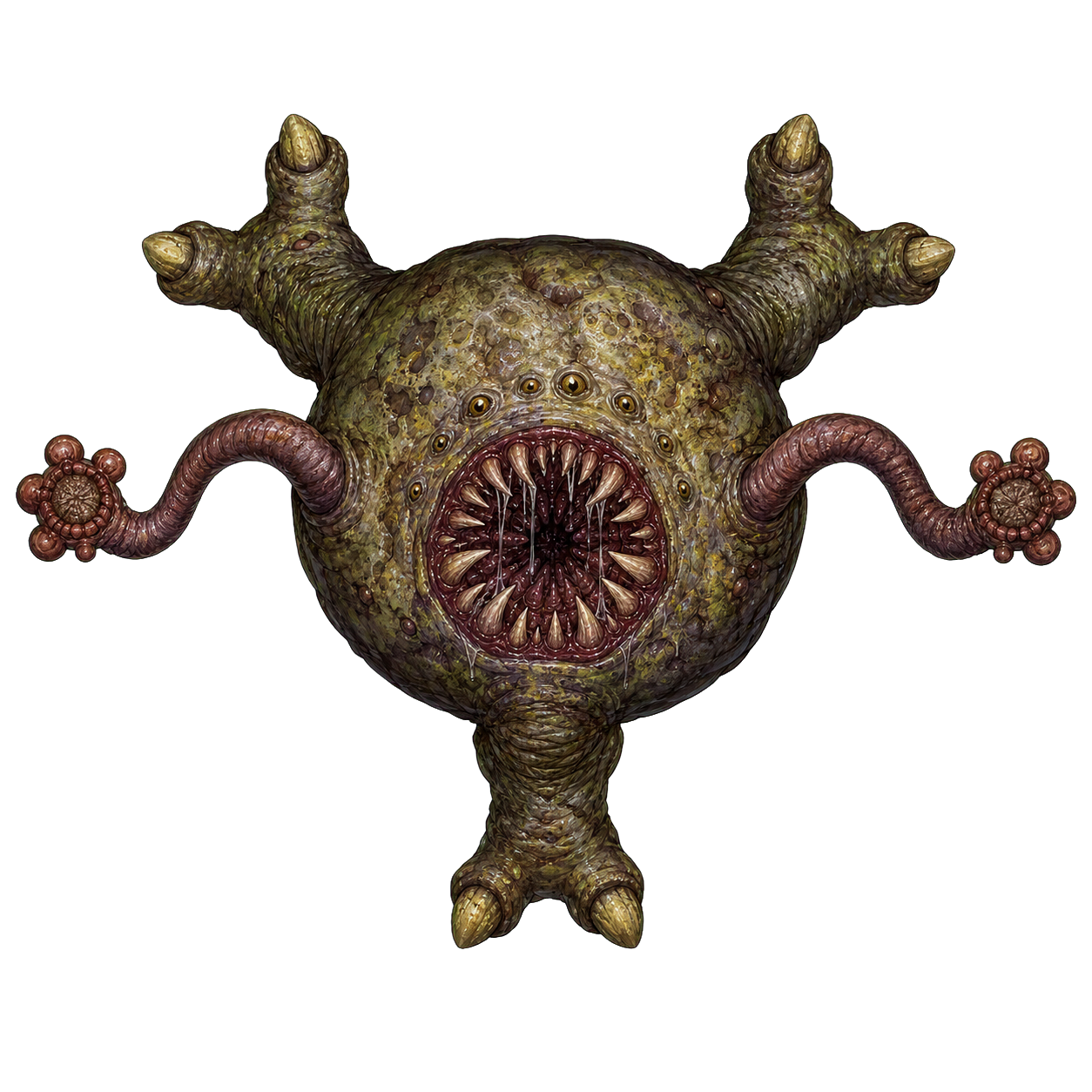 Otyugh top-down encounter token