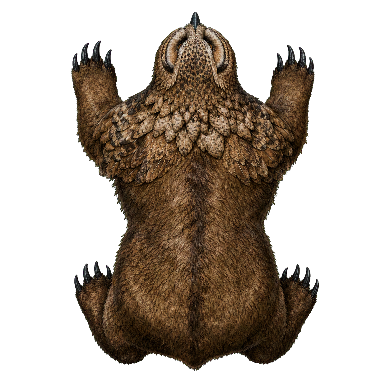 Owlbear top-down encounter token