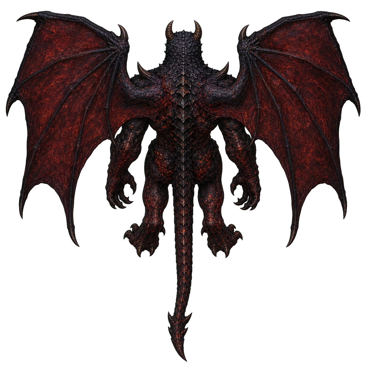 Pit Fiend top-down encounter token