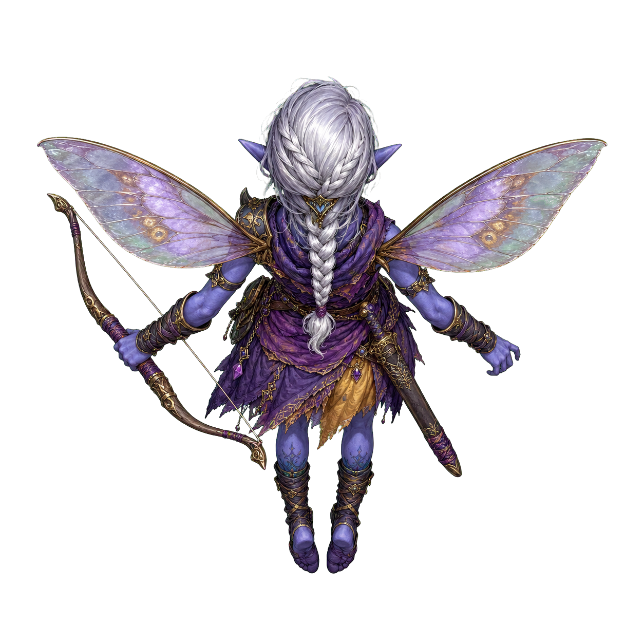 Pixie top-down encounter token