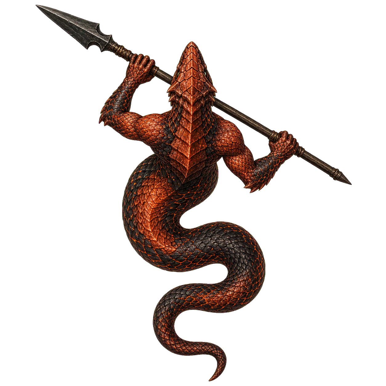 Salamander top-down encounter token