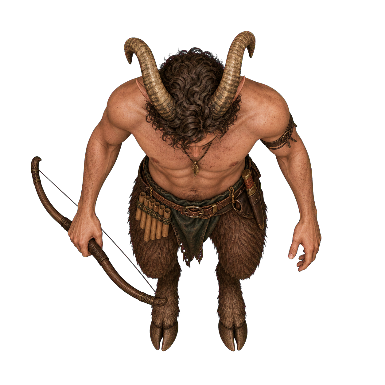 Satyr top-down encounter token