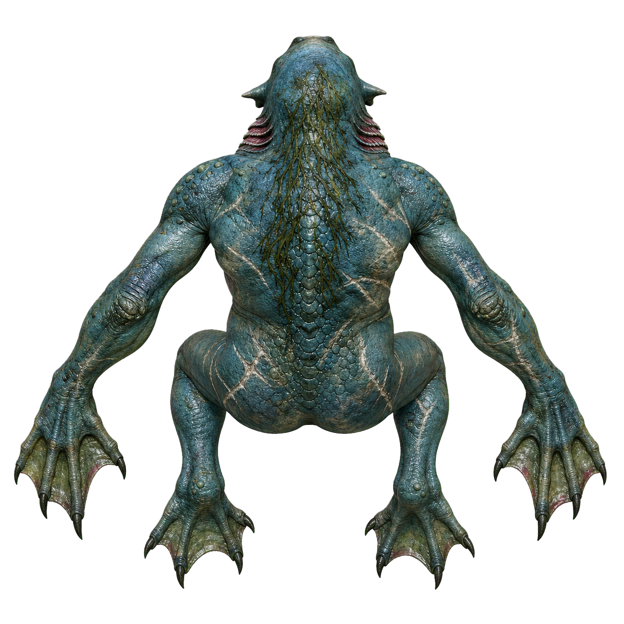 Scrag top-down encounter token