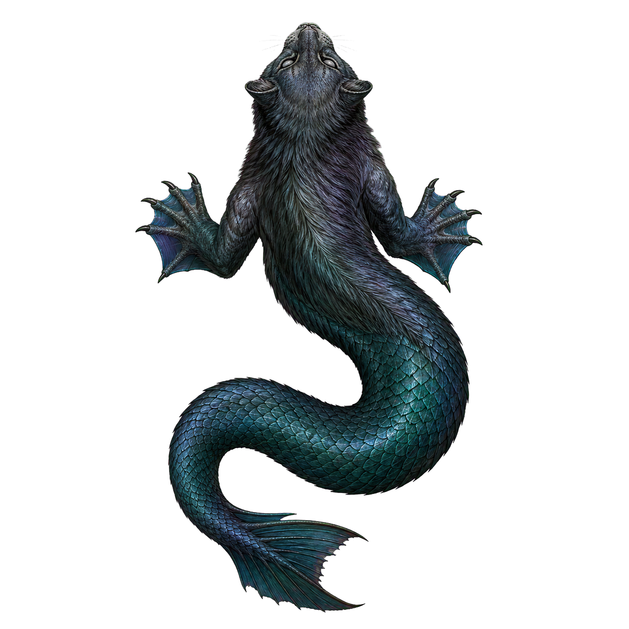 Sea Cat top-down encounter token