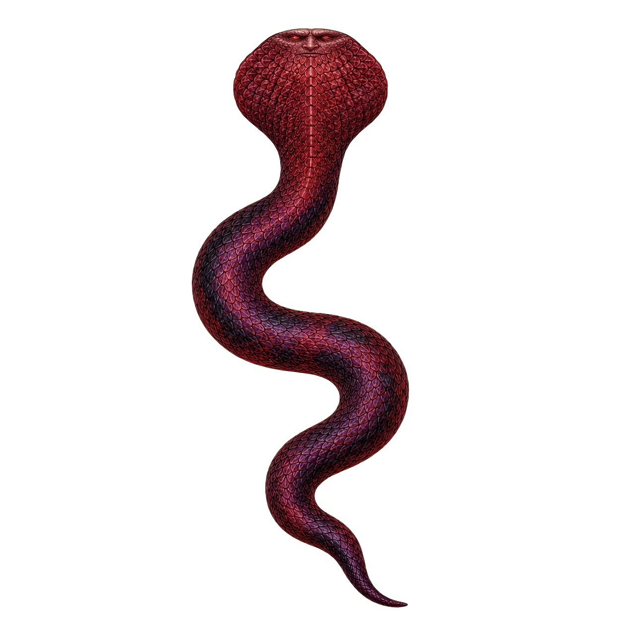 Spirit Naga top-down encounter token