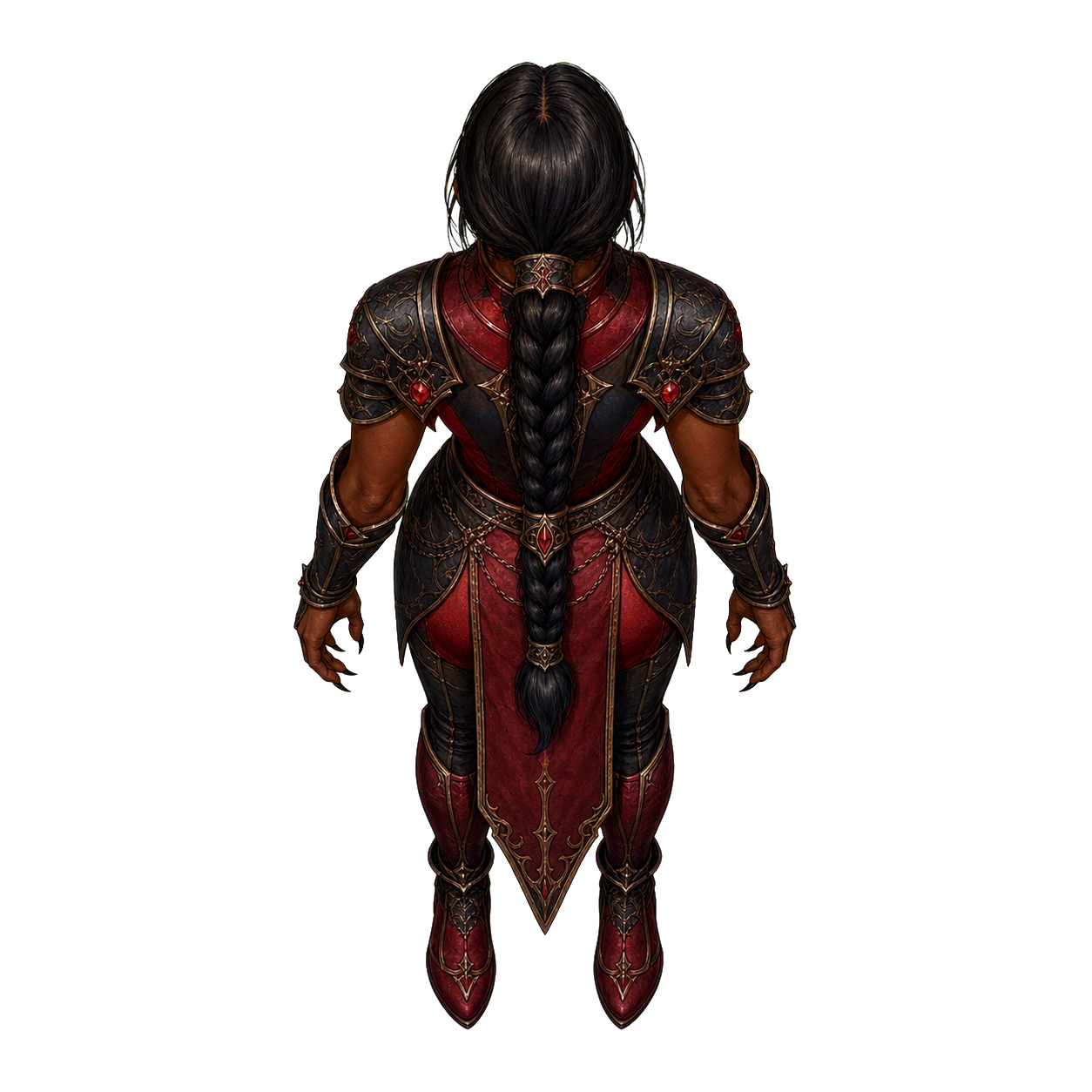 Succubus top-down encounter token