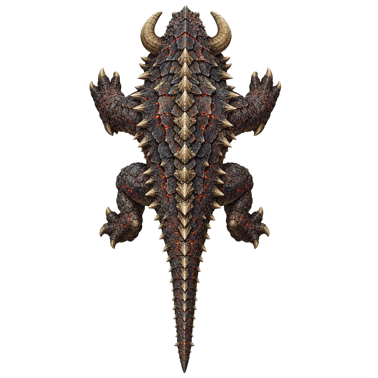 Tarrasque top-down encounter token