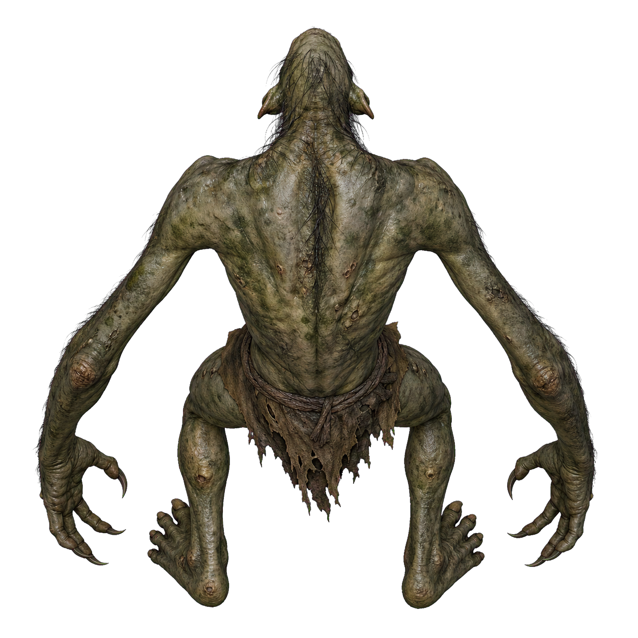 Troll top-down encounter token