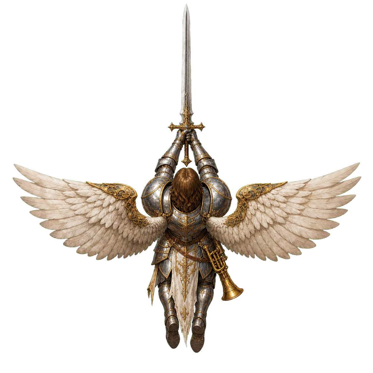 Trumpet Archon top-down encounter token