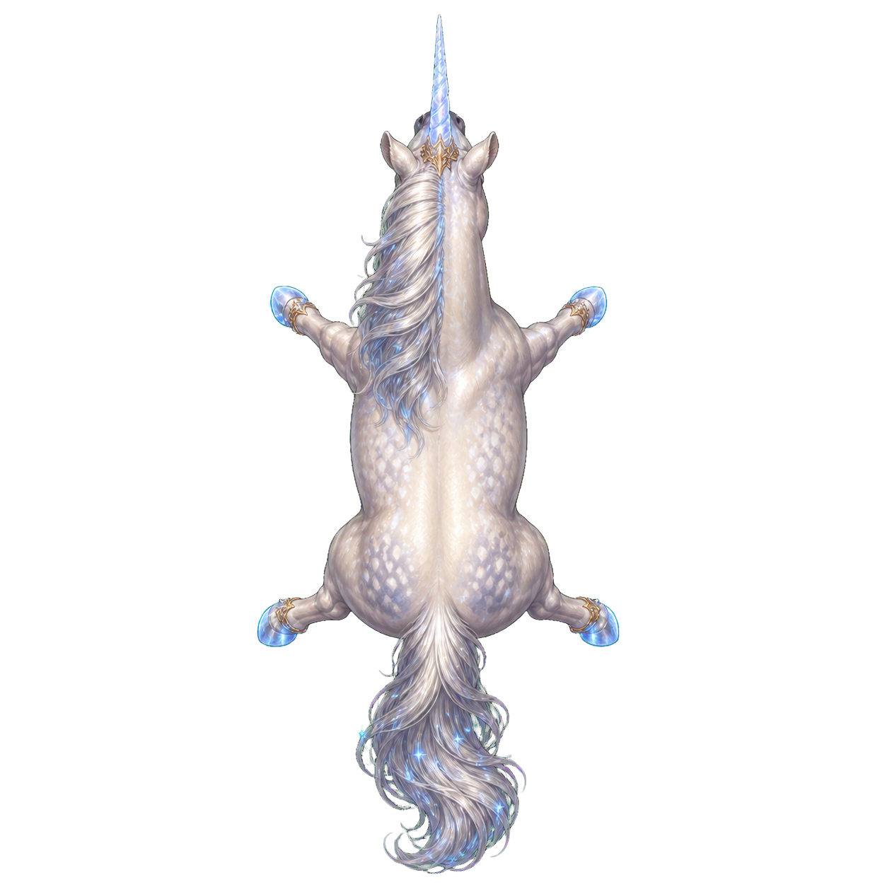 Unicorn top-down encounter token