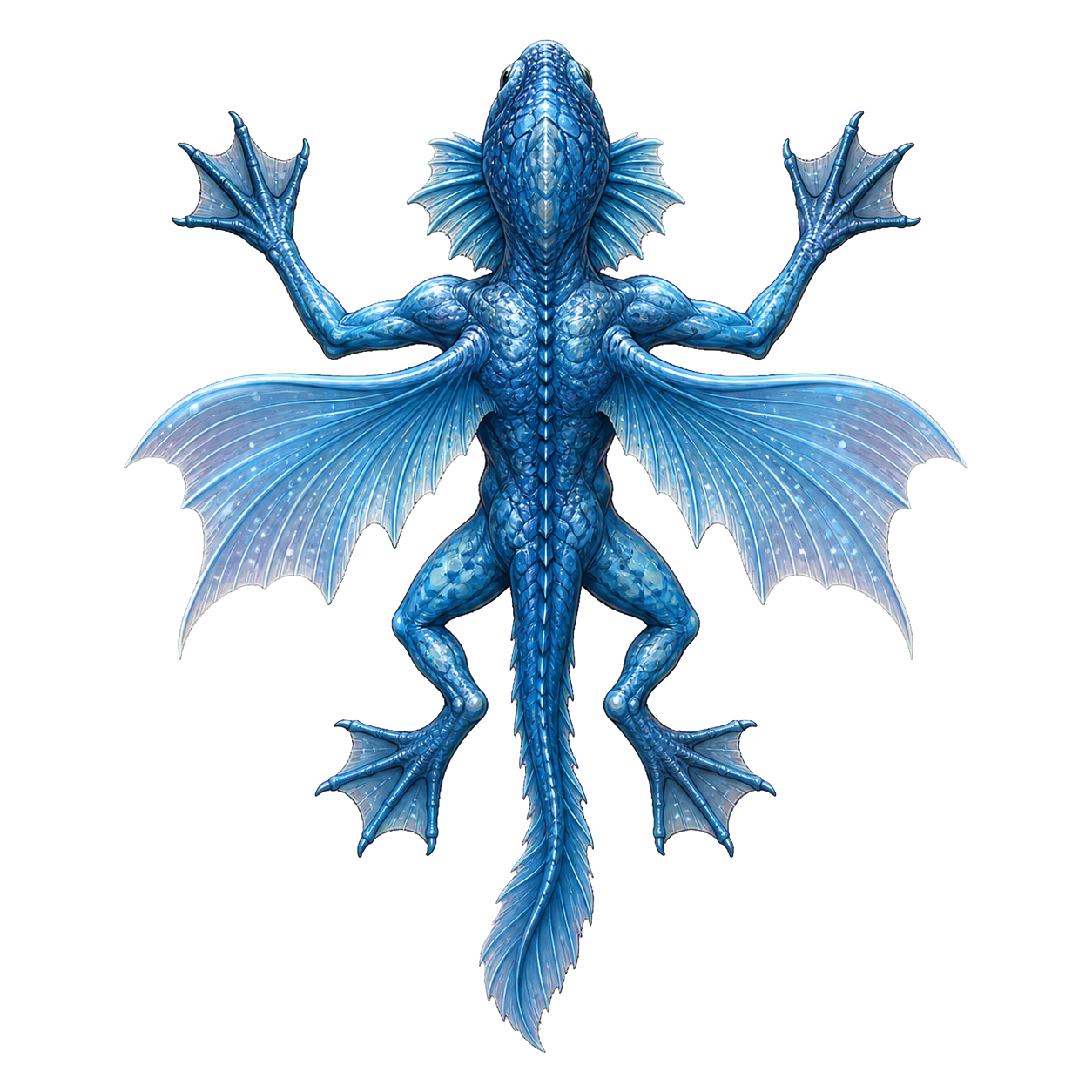 Water Mephit top-down encounter token