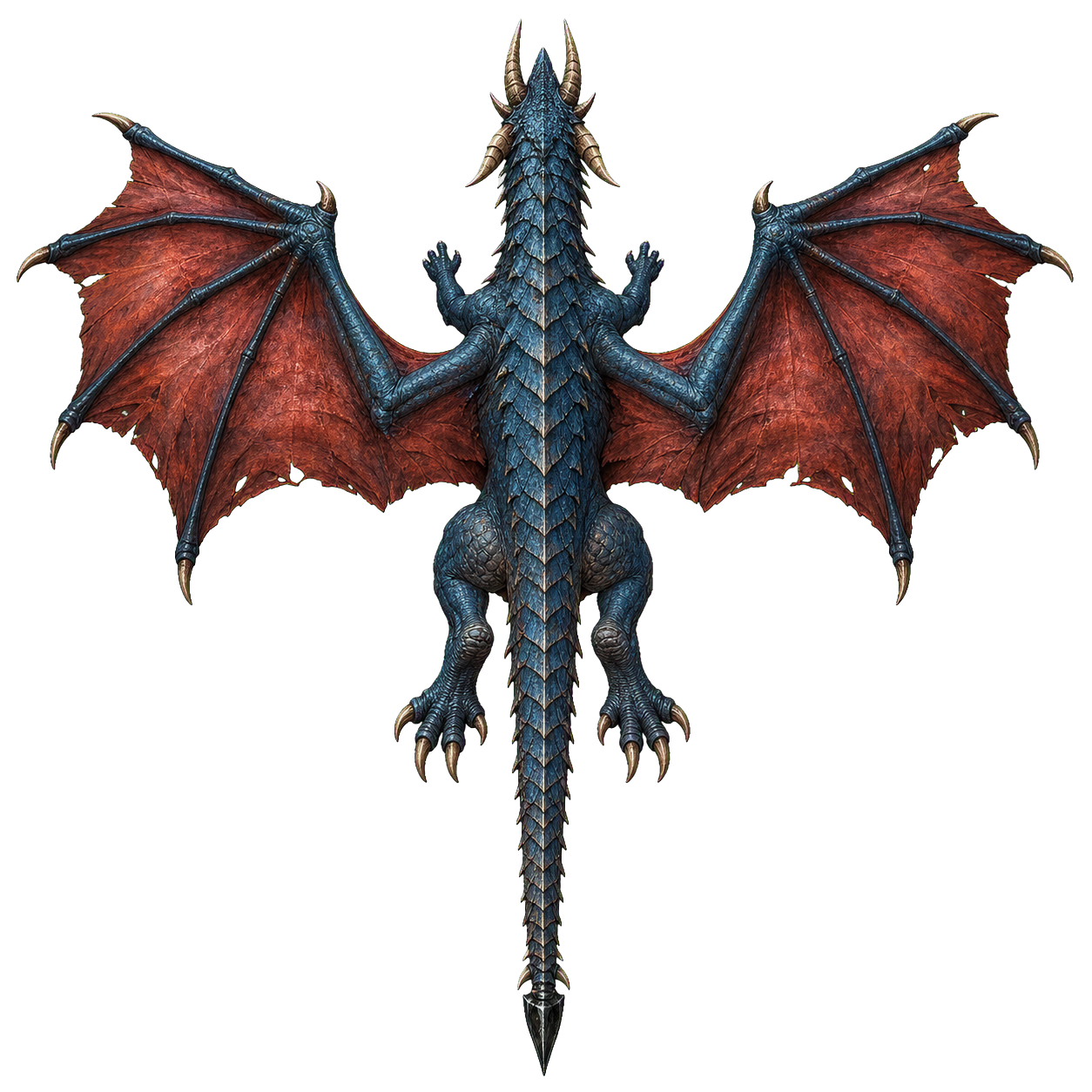 Wyvern top-down encounter token