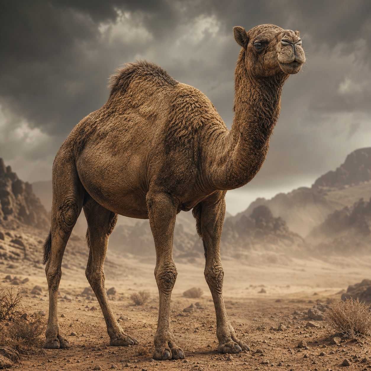 Camel bestiary portrait
