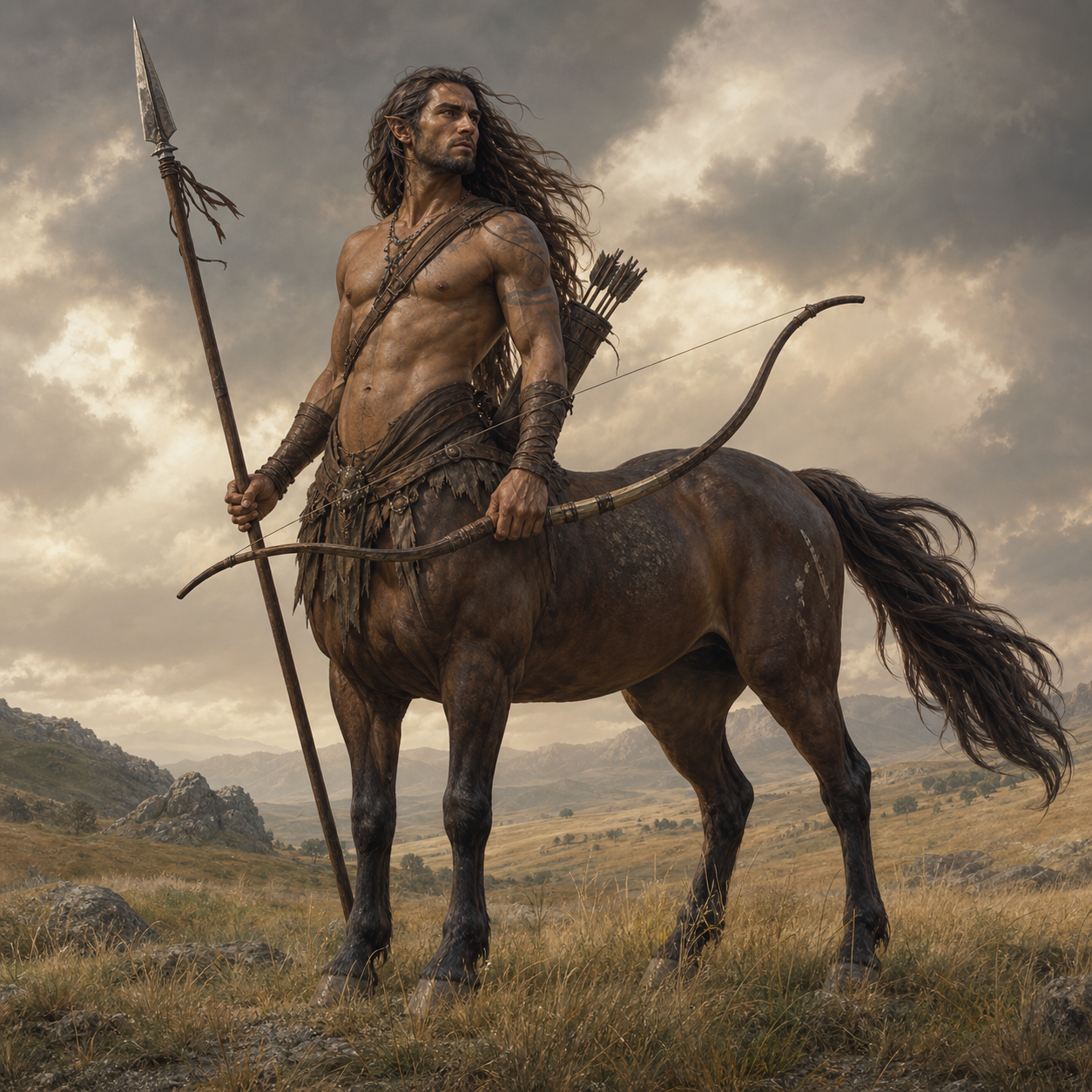 Centaur bestiary portrait